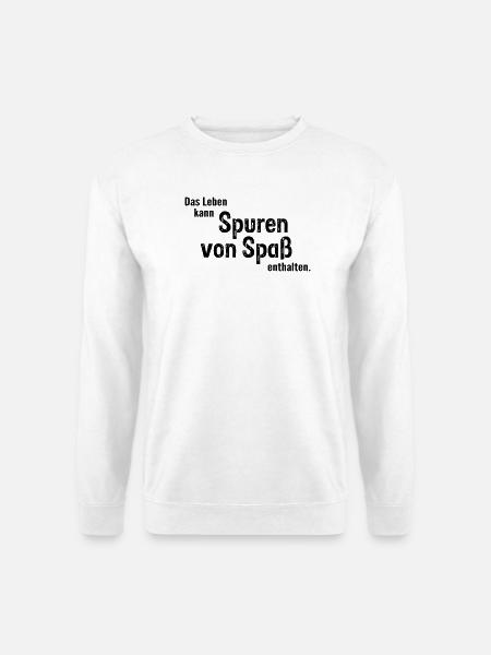 Traces of fun - Unisex Sweatshirt - white