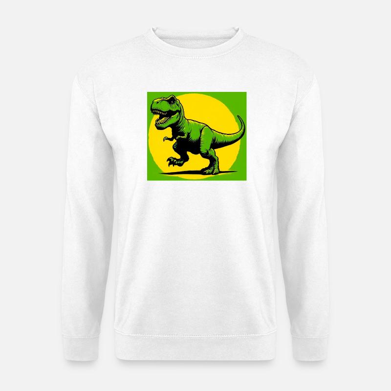 Dinosaurier - Unisex Pullover - Weiß