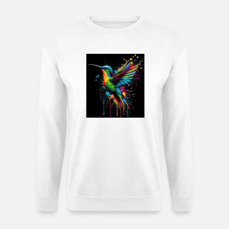 Kolibri - Unisex Pullover - Weiß