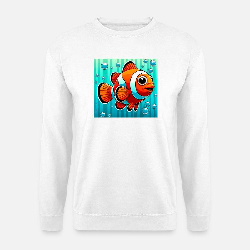 Clownfisch - Unisex Pullover - Weiß