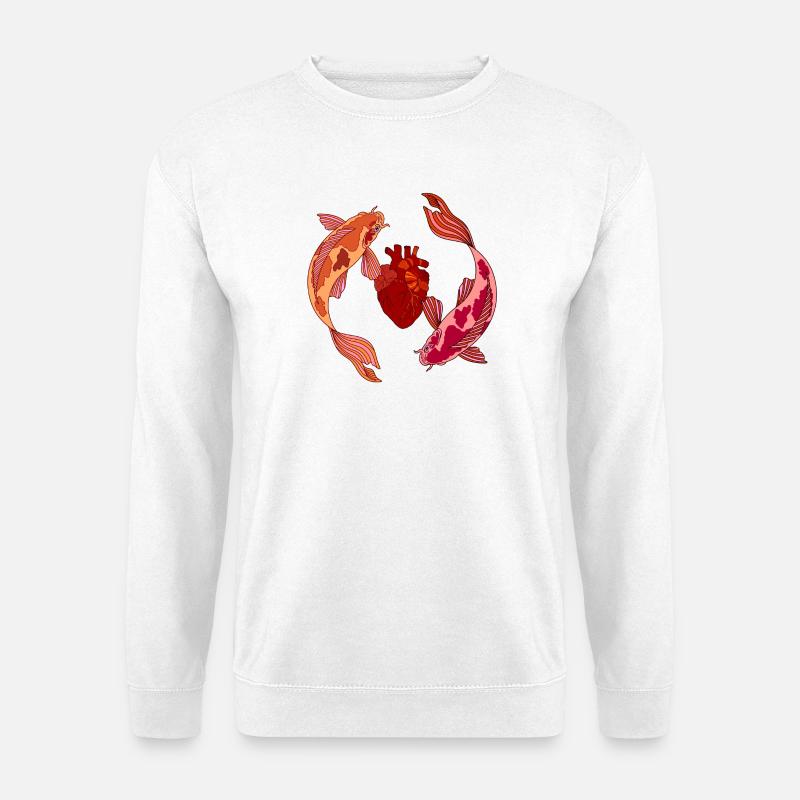 Koi  - Unisex Pullover - Weiß