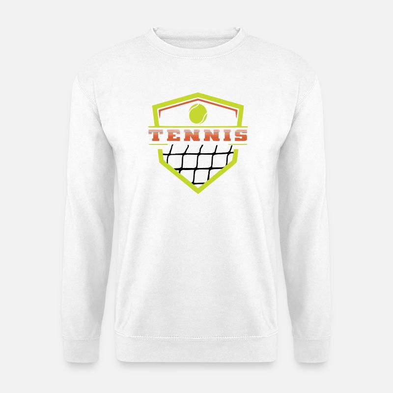 Logo Tennis - Unisex Pullover - Weiß