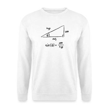 Formula Power – Math, Physics & Chemistry Shirt - Unisex Sweatshirt - white - Front
