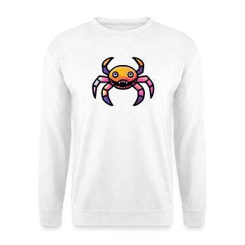 Crabe Crabe Zombie - Sweat-shirt Unisexe - blanc - Devant