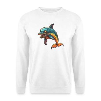 Dolphin Zombie - Unisex Sweatshirt - white - Front