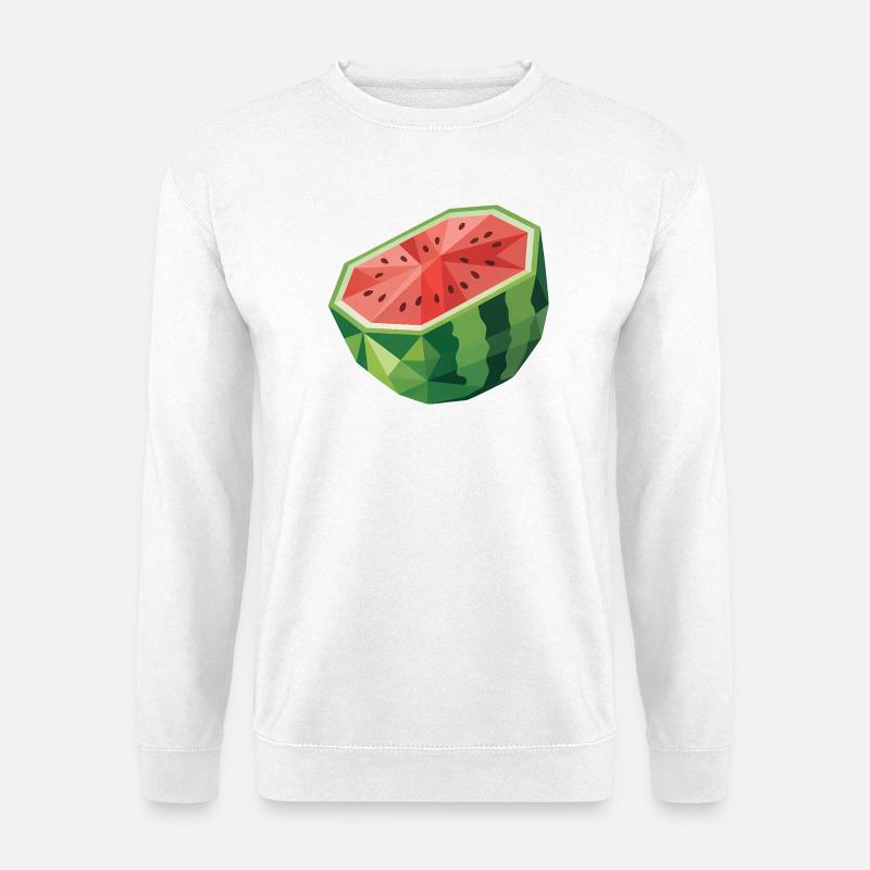 Melon - Cool Fruit Logo - Unisex Sweatshirt - white