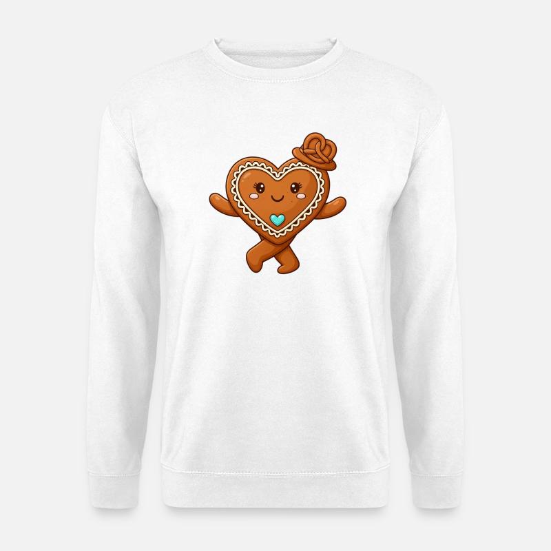 Lebkuchen Herzchen - Unisex Pullover - Weiß