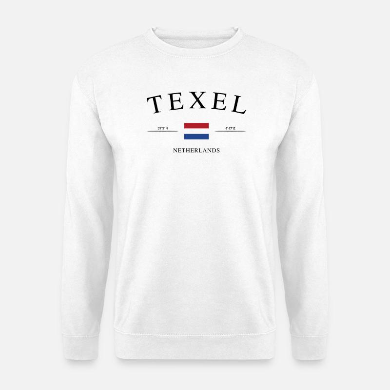 Texel Niederlande – Urlaub Souvenir & Geschenk - Unisex Pullover - Weiß