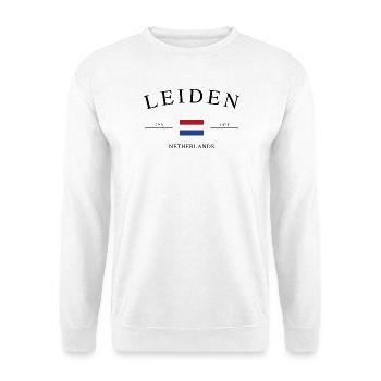 Leiden Niederlande – Urlaub Souvenir & Geschenk - Unisex Pullover - Weiß - Vorne