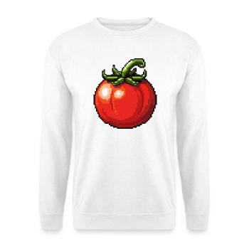 PixelTomate Retro - Unisex Sweatshirt - white - Front