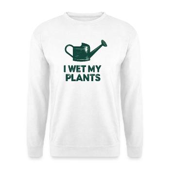 Mouiller mes plantes Arrosage - Sweat-shirt Unisexe - blanc - Devant