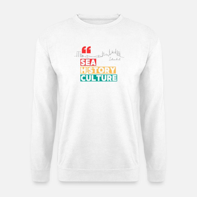 Geschichte - Unisex Pullover - Weiß