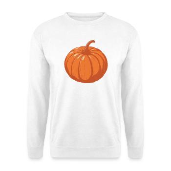 Kürbis Illustration Vintage Herbst - Unisex Pullover - Weiß - Vorne