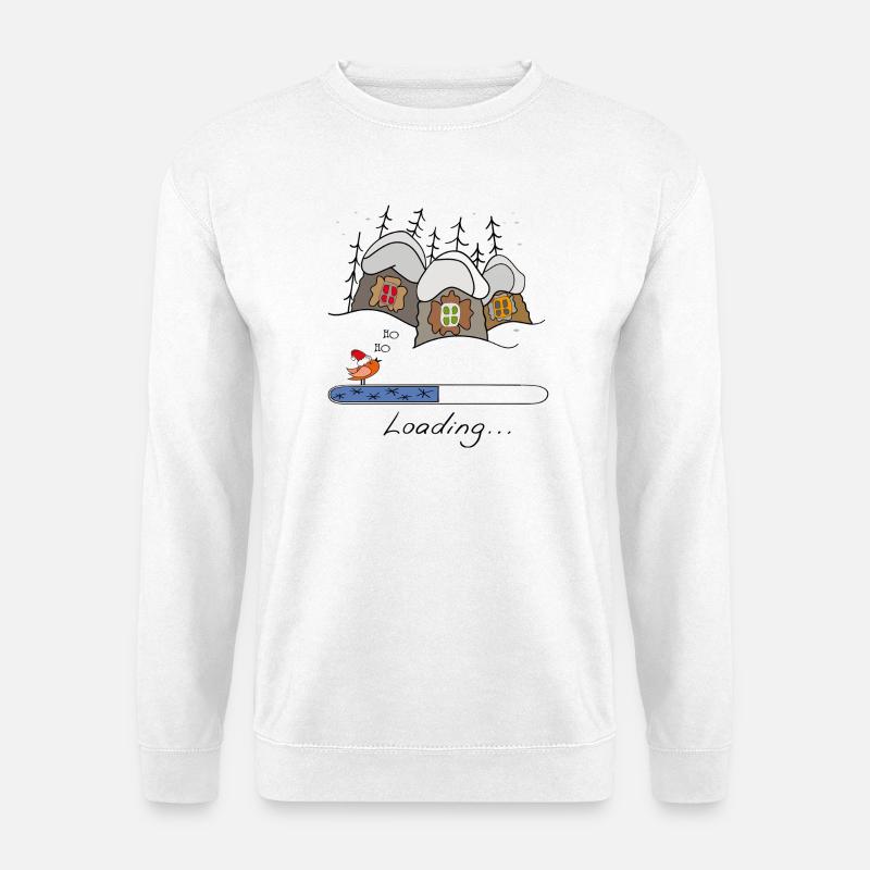 Christmas Time Loading - Unisex Sweatshirt - white