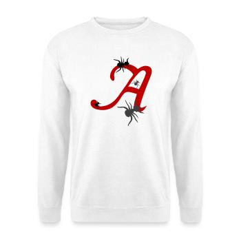 Letter A Initial - Unisex Sweatshirt - white - Front