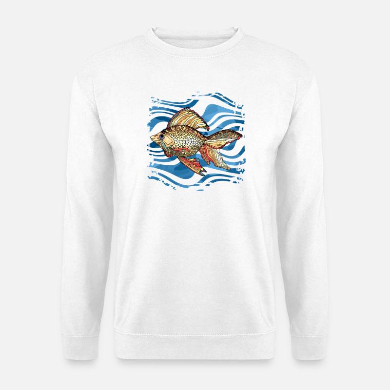 Fisch - Unisex Pullover - Weiß