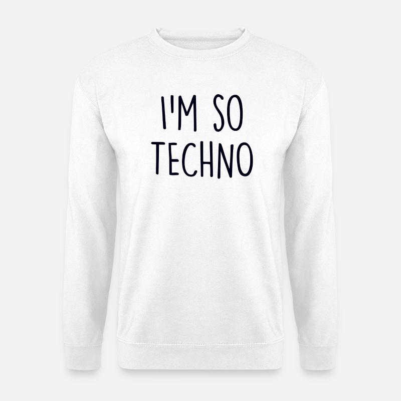 Techno lover - Unisex Pullover - Weiß