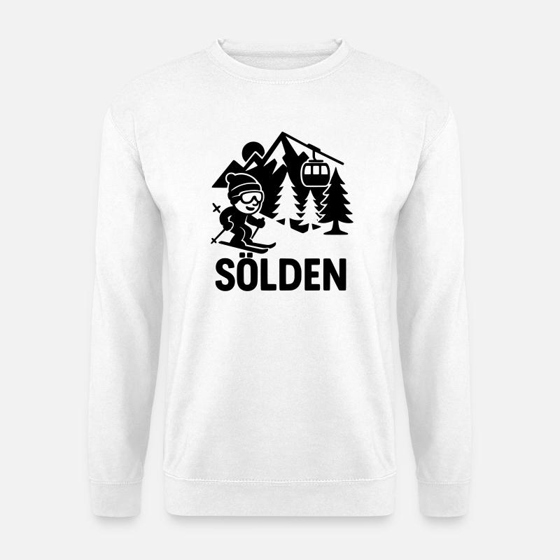 Sölden Ski  - Unisex Pullover - Weiß