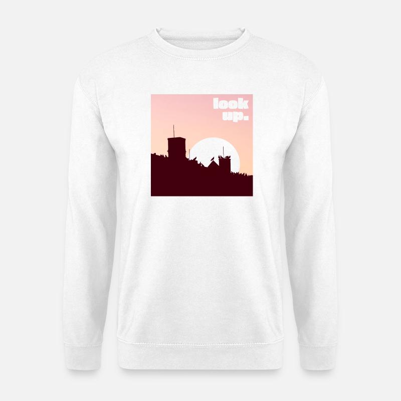 Look Up - Unisex Pullover - Weiß