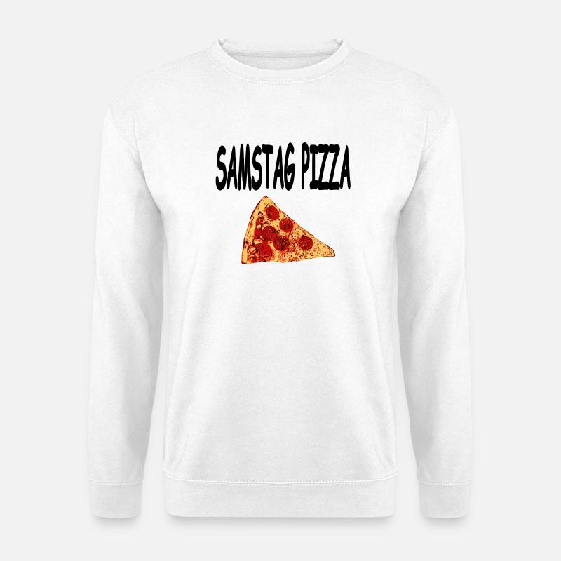Pizza - Unisex Pullover - Weiß