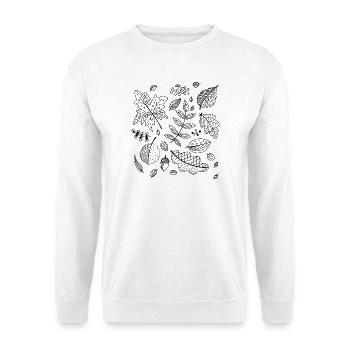 Autumn leaves - Unisex Sweatshirt - white - Front