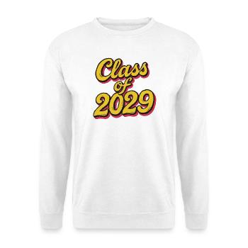 Class of 2029 Retro Script - Unisex Sweatshirt - white - Front