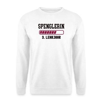 Apprenticeship as a tinsmith 3rd year of apprenticeship as a tinsmith Apprenticeship - Unisex Sweatshirt - white - Front