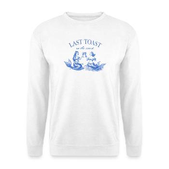 Dernier toast sur la côte - bachelorette disant - Sweat-shirt Unisexe - blanc - Devant