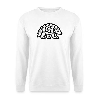 Schuppentier - Unisex Pullover - Weiß - Vorne