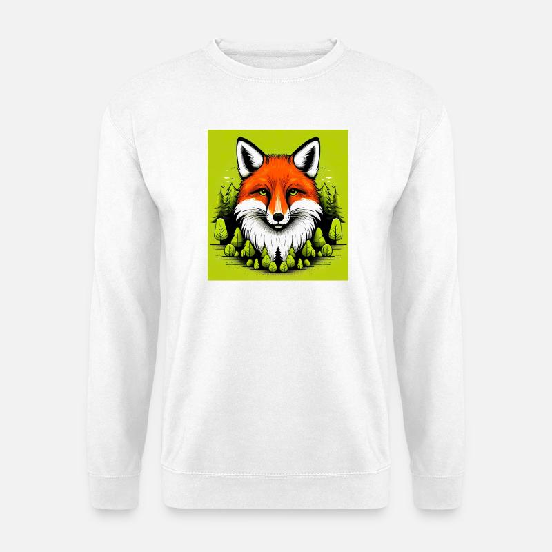 fox - Unisex Sweatshirt - white