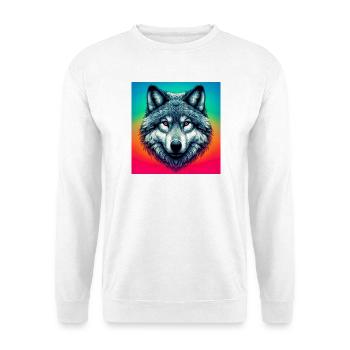 Wolf - Unisex Sweatshirt - white - Front