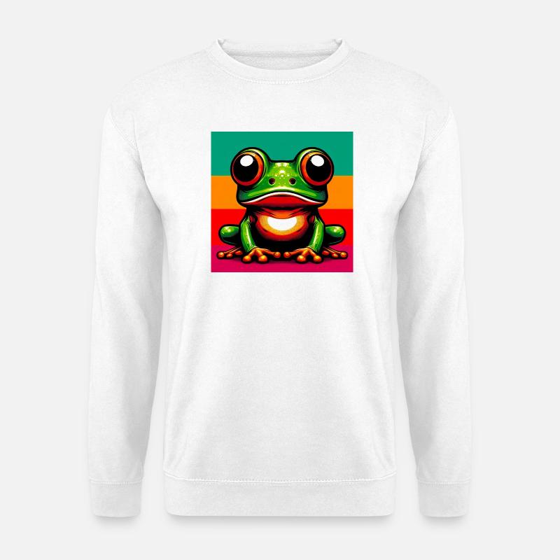 Frosch - Unisex Pullover - Weiß