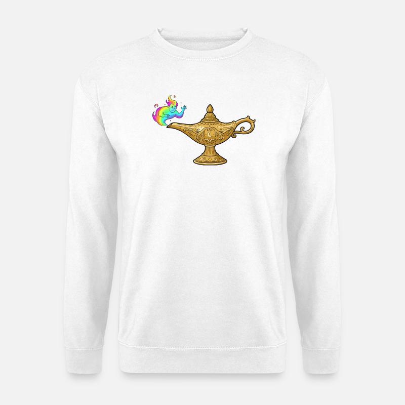 Geist aus der Wunderlampe - Unisex Pullover - Weiß