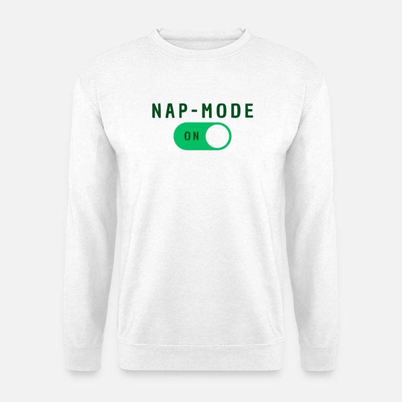 Nap Modus Aktiv - Unisex Pullover - Weiß