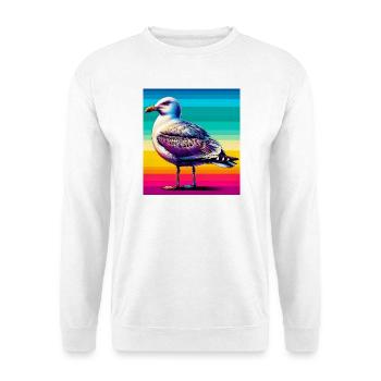mouette - Sweat-shirt Unisexe - blanc - Devant