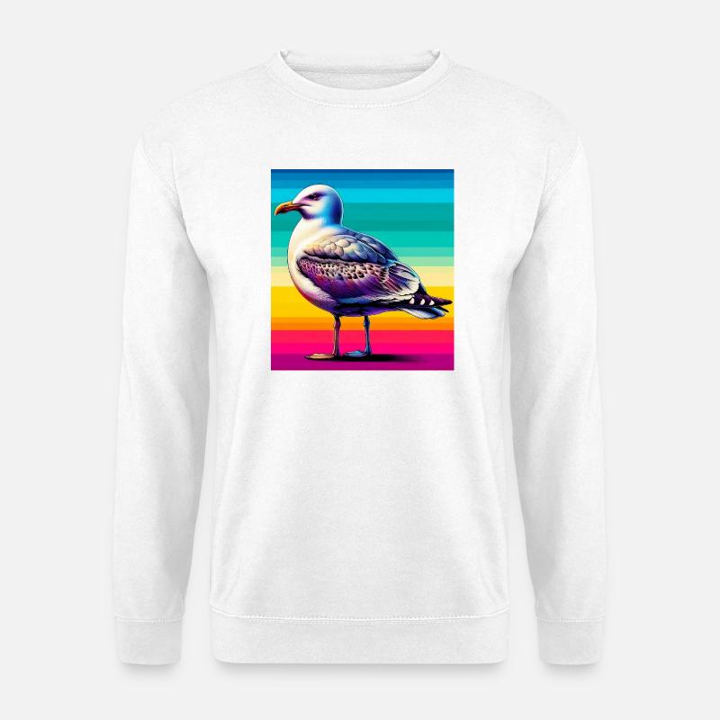 Möwe - Unisex Pullover - Weiß