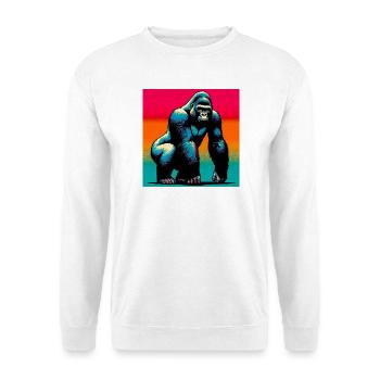 gorilla - Unisex Sweatshirt - white - Front