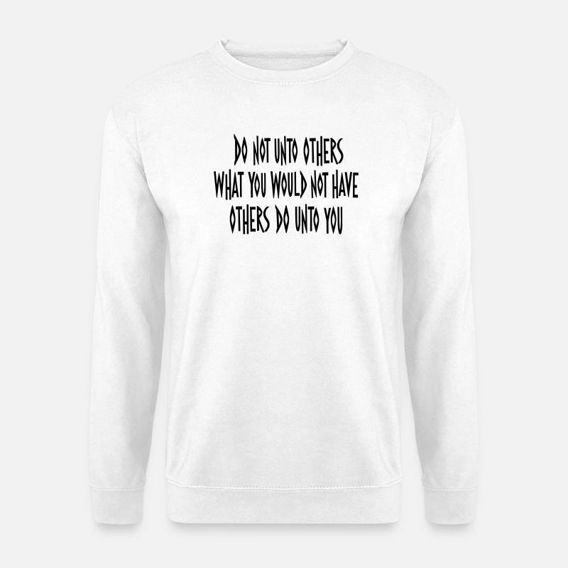 Do not ... by Cean - Unisex Sweatshirt - white