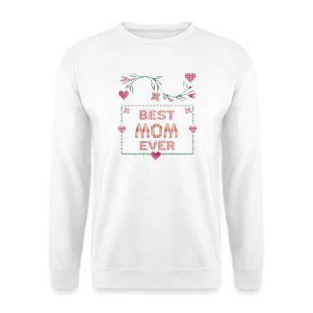 Best Mom - Unisex Sweatshirt - white - Front