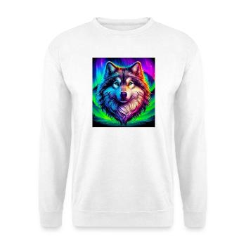 Wolf - Unisex Sweatshirt - white - Front