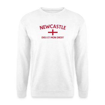 Newcastle Crest Fusion - Unisex Sweatshirt - white - Front