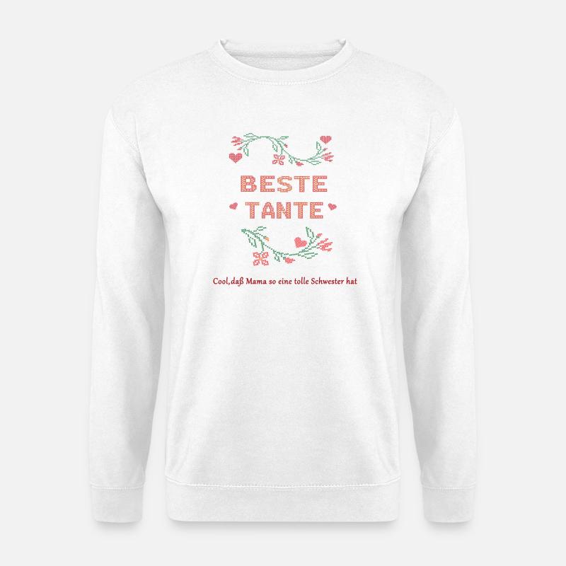 Beste Tante  - Unisex Pullover - Weiß