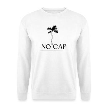 Pas de conception de capuchon - Sweat-shirt Unisexe - blanc - Devant