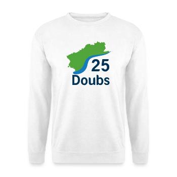 Doubs 25 - Sweat-shirt Unisexe - blanc - Devant