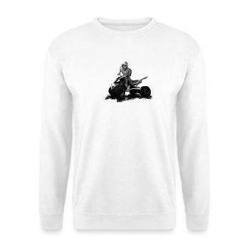 quad - Sweat-shirt Unisexe - blanc - Devant