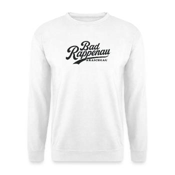 Bad Rappenau Schriftzug Vintage Style - Unisex Pullover - Weiß - Vorne