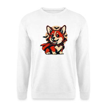 Heroischer Fuchs Halloween Umhang - Unisex Pullover - Weiß - Vorne