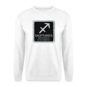 Sternzeichen Schütze - Unisex Pullover - Weiß - Vorne