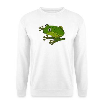 Grenouille - Sweat-shirt Unisexe - blanc - Devant
