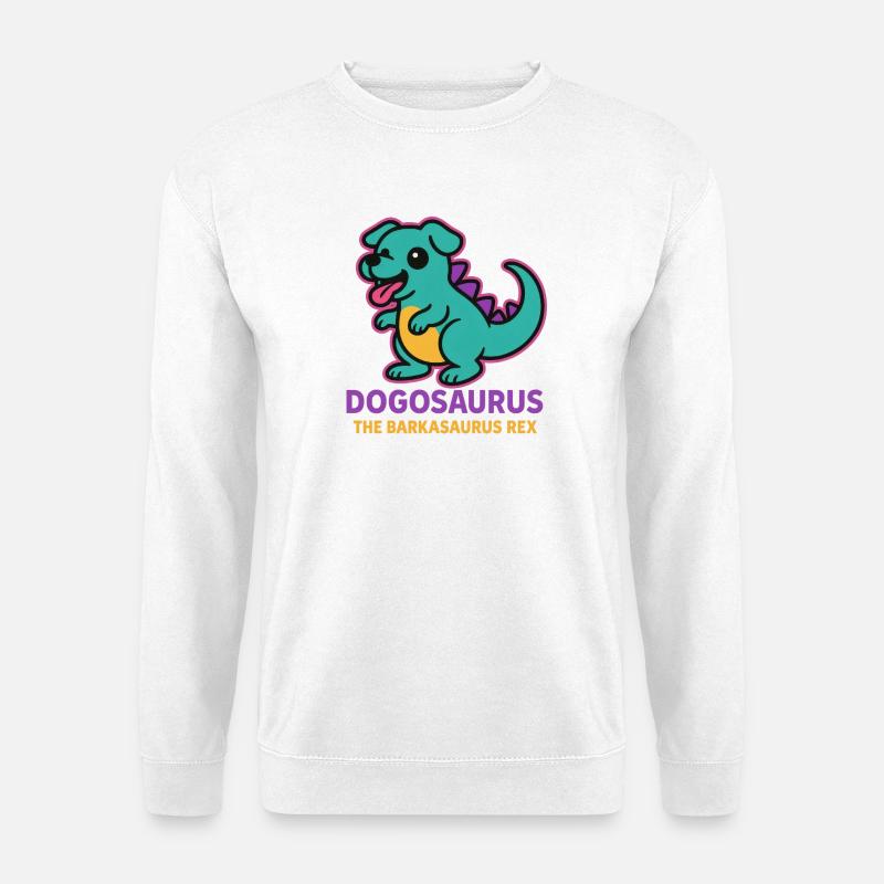Dogosaurus - The Barkasaurus Rex - Unisex Pullover - Weiß